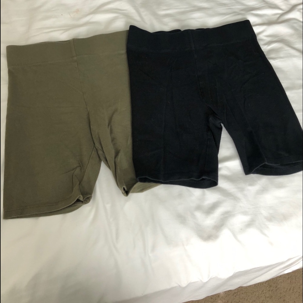 2 for 1 cotton bike shorts